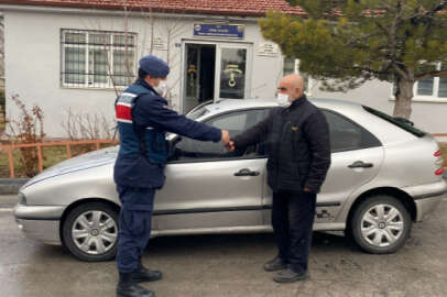 JASAT çalınan aracı Kayseri'de buldu, sahibine teslim etti 