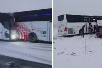 Kars'ta kontrolden çıkan otobüsler birbirine girdi: 2 ölü 8 yaralı