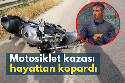 uzman çavuş motosiklet kazasında hayatını kaybetti