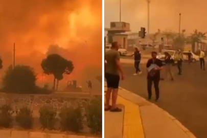 Alevlerin sardığı İzmir'de yangın büyümeye devam ediyor