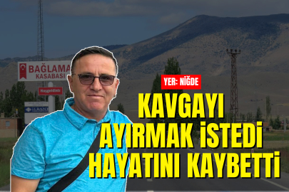 Kavgayı ayırmak isteyen adam, vurularak hayatını kaybetti