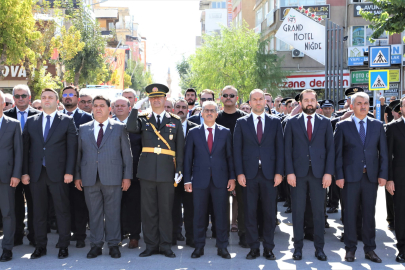 30 Ağustos Zafer Bayramı Niğde'de coşkuyla kutlanıyor