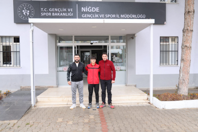 Niğdeli sporcudan büyük başarı