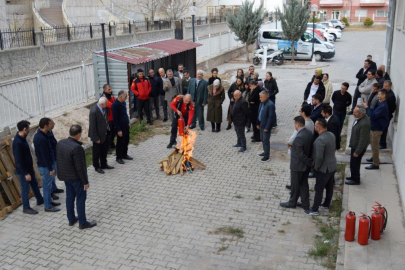 SGK Niğde İl Müdürlüğü'nde ''Yangın Tatbikatı''